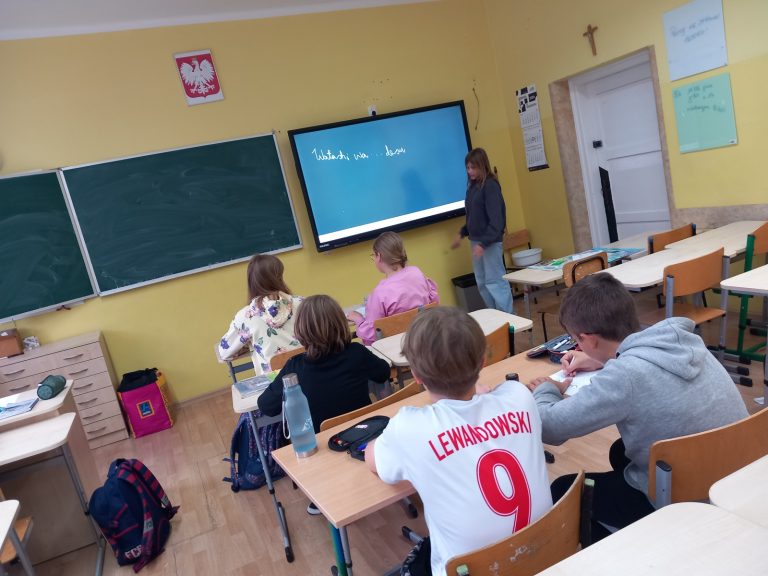 Niecodzienna lekcja matematyki w klasie 6b