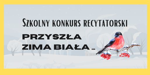 Szkolny Konkurs Recytatorski